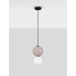 Pendul NovaLuce NOESIS metal, sticla, negru, maro, LED, 6W, 360lm, 3000K - NL-9009196