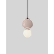 Pendul NovaLuce NOESIS metal, sticla, negru, maro, LED, 4W, 240lm, 3000K - NL-9009200