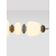 Pendul NovaLuce PALO metal, sticla, auriu, multicolor, LED, 28W, 1680lm, 3000K - NL-9009203