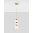 Pendul NovaLuce PALO metal, sticla, auriu, multicolor, LED, 20W, 1200lm, 3000K - NL-9009204