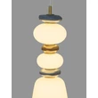 Pendul NovaLuce PALO metal, sticla, auriu, multicolor, LED, 20W, 1200lm, 3000K - NL-9009204