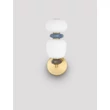Aplica de perete NovaLuce PALO metal, sticla, auriu, multicolor, LED, 12W, 720lm, 3000K - NL-9009206