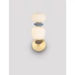Aplica de perete NovaLuce PALO metal, sticla, auriu, multicolor, LED, 12W, 720lm, 3000K - NL-9009206
