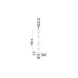Lampadar NovaLuce PALO metal, sticla, auriu, multicolor, LED, 33W, 1980lm, 3000K - NL-9009208