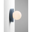 Aplica de perete pentru baie NovaLuce ORBIQUE porcelan, sticla, albastru, alb, G9, IP44 - NL-9009209