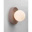Aplica de perete pentru baie NovaLuce ORBIQUE porcelan, sticla, maro, alb, G9, IP44 - NL-9009210