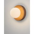 Aplica de perete pentru baie NovaLuce ORBIQUE porcelan, sticla, maro, alb, G9, IP44 - NL-9009212