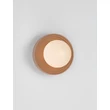 Aplica de perete pentru baie NovaLuce ORBIQUE porcelan, sticla, maro, alb, G9, IP44 - NL-9009212