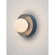 Aplica de perete pentru baie NovaLuce ORBIQUE porcelan, sticla, albastru, alb, G9, IP44 - NL-9009213
