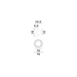 Aplica de perete pentru baie NovaLuce ORBIQUE porcelan, sticla, maro, alb, G9, IP44 - NL-9009214