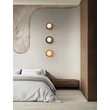 Aplica de perete pentru baie NovaLuce ORBIQUE porcelan, sticla, maro, alb, G9, IP44 - NL-9009216