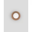 Aplica de perete pentru baie NovaLuce ORBIQUE porcelan, sticla, maro, alb, G9, IP44 - NL-9009216