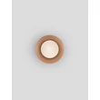 Aplica de perete pentru baie NovaLuce ORBIQUE porcelan, sticla, maro, alb, G9, IP44 - NL-9009216