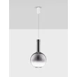 Pendul NovaLuce NOSTOS metal, sticla, alb, fumuriu, LED, 8W, 3000K, 440Lm - 9009222