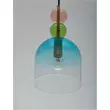 Pendul NovaLuce MURANO metal, sticla, auriu, multicolor, E14 - NL-9009233