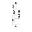 Pendul NovaLuce NORMA metal, sticla, chihlimbar, auriu, LED, 7W, 3000K, 490Lm - 9009263