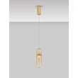 Pendul NovaLuce NORMA metal, sticla, chihlimbar, auriu, LED, 7W, 3000K, 490Lm - 9009263