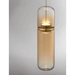 Pendul NovaLuce NORMA metal, sticla, chihlimbar, auriu, LED, 7W, 3000K, 490Lm - 9009263
