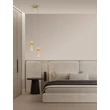 Pendul NovaLuce NORMA metal, sticla, chihlimbar, auriu, LED, 14W, 3000K, 980Lm - 9009264
