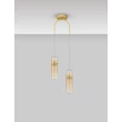 Pendul NovaLuce NORMA metal, sticla, chihlimbar, auriu, LED, 14W, 3000K, 980Lm - 9009264