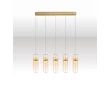 Pendul NovaLuce NORMA metal, sticla, chihlimbar, auriu, LED, 35W, 3000K, 2450Lm - 9009266