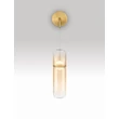 Aplica de perete NovaLuce NORMA metal, sticla, chihlimbar, auriu, LED, 7W, 3000K, 490Lm - 9009268