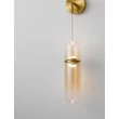 Aplica de perete NovaLuce NORMA metal, sticla, chihlimbar, auriu, LED, 7W, 3000K, 490Lm - 9009268