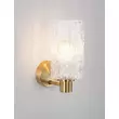 Aplica de perete NovaLuce CERTA metal, sticla, auriu, transparent, E27 - 9009277