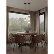 Pendul NovaLuce PALLINA metal, sticla, negru, alb, LED, 12W, 720lm, 3000K - NL-9009301