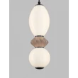 Pendul NovaLuce PALLINA metal, sticla, negru, alb, LED, 12W, 720lm, 3000K - NL-9009301