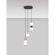 Pendul NovaLuce PALLINA metal, sticla, negru, multicolor, LED, 20W, 1200lm, 3000K - NL-9009304