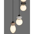Pendul NovaLuce PALLINA metal, sticla, negru, multicolor, LED, 20W, 1200lm, 3000K - NL-9009304