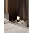 Veioza NovaLuce PALLINA metal, sticla, negru, alb, LED, 6W, 360lm, 3000K - NL-9009307