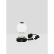 Veioza NovaLuce PALLINA metal, sticla, negru, alb, LED, 6W, 360lm, 3000K - NL-9009307