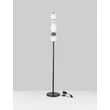 Lampadar NovaLuce PALLINA metal, sticla, negru, alb, LED, 16W, 960lm, 3000K - NL-9009309