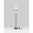 Lampadar NovaLuce PALLINA metal, sticla, negru, alb, LED, 16W, 960lm, 3000K - NL-9009309