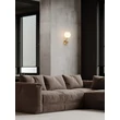 Aplica de perete NovaLuce OBRIE metal, ceramic,sticla, bej, auriu, opal, LED, 6W, 3000K, 360Lm - 9009353