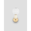 Aplica de perete NovaLuce OBRIE metal, ceramic,sticla, bej, auriu, opal, LED, 6W, 3000K, 360Lm - 9009353