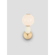 Aplica de perete NovaLuce OBRIE metal, ceramic,sticla, bej, auriu, opal, LED, 6W, 3000K, 360Lm - 9009353