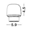 Modul LED NovaLuce WALL WASHER metal, negru, gri, LED, 3000K, 10W, 660lm - 9010138