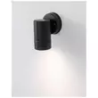 Aplica de perete exterioara NovaLuce Limbio plastic, sticla, negru, GU10, IP44 - NL-9010602