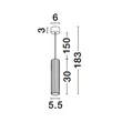 Pendul NovaLuce SEAWAVE metal, alb, GU10 - 9011334