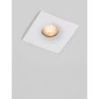 Spot incastrat NovaLuce IMOGEN metal, alb, GU10, IP44 - NL-9011356