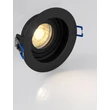 Spot incastrat NovaLuce SELENITE metal, negru, GU10 - NL-9011362