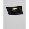 Spot incastrat NovaLuce EIRIAM metal, negru, GU10 - NL-9011364