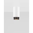 Plafoniera NovaLuce NESSI metal, alb, negru, GU10 - NL-9011400