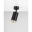 Plafoniera NovaLuce NESSI metal, negru, auriu, GU10 - NL-9011403