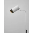 Veioza NovaLuce NESSI metal, alb, negru, GU10 - NL-9011408