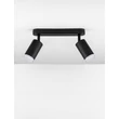 Plafoniera pentru baie NovaLuce MAO metal, negru, GU10, IP44 - NL-9011416