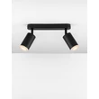 Plafoniera pentru baie NovaLuce MAO metal, negru, GU10, IP44 - NL-9011416